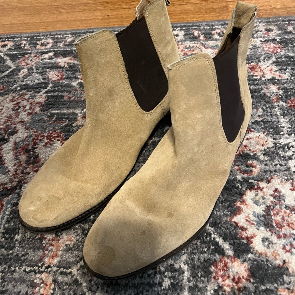 ASOS suede Chelsea boots